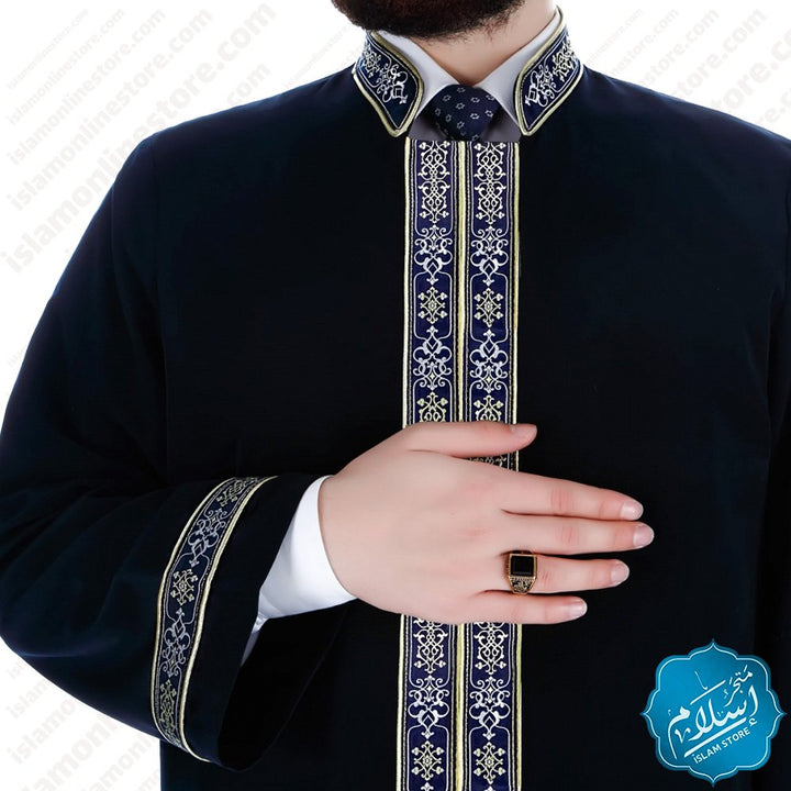 Aser Abaya Dark Blue Color islamstore2