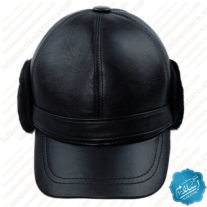 Men's leather hat - Ş061