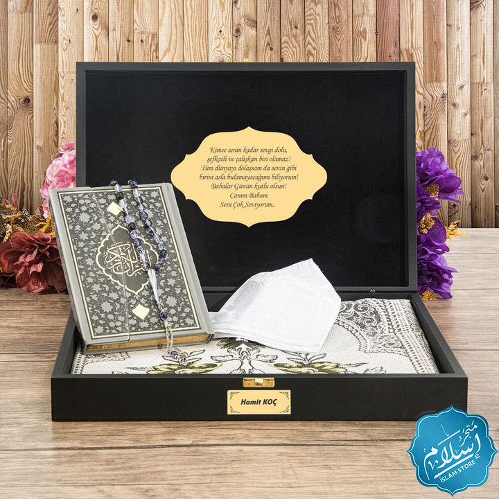 Special design wooden box, Holy Quran,luxurious Rosary