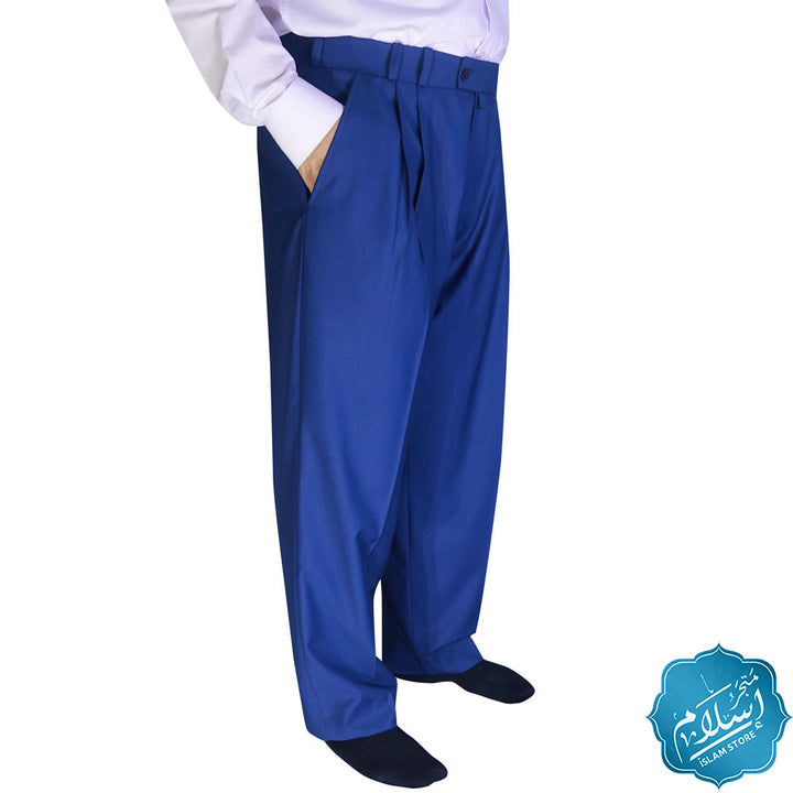 Men's pants navy blue color -S008