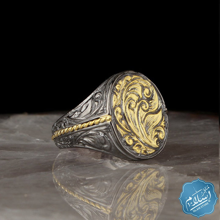 Handcrafted silver ring