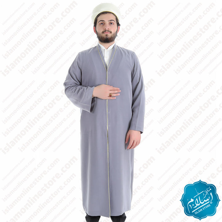 Talaa Abaya Grey Color